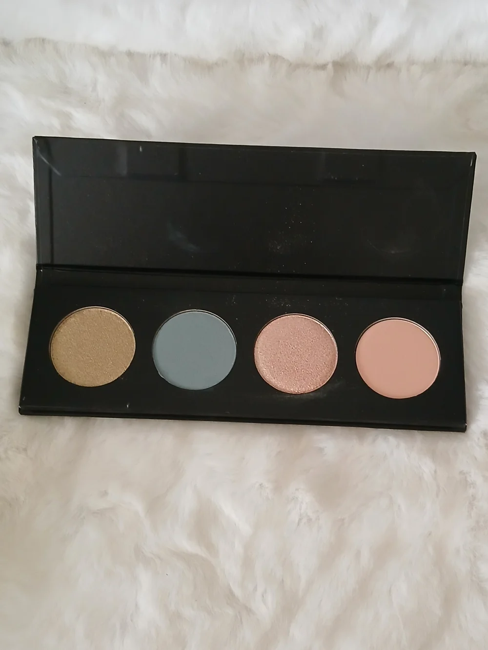 Younique Four-Shade Eyeshadow Palette — Gold, Blue, Rose, Peach